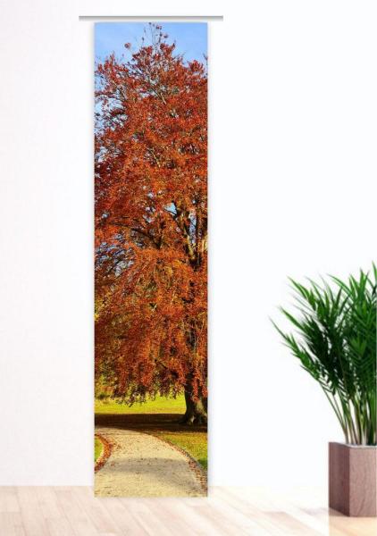 Flächenvorhang Der Baum,  Schiebevorhang, Schiebegardine, modern, 60 cm breit, 2,65 m hoch, 3 m hoch